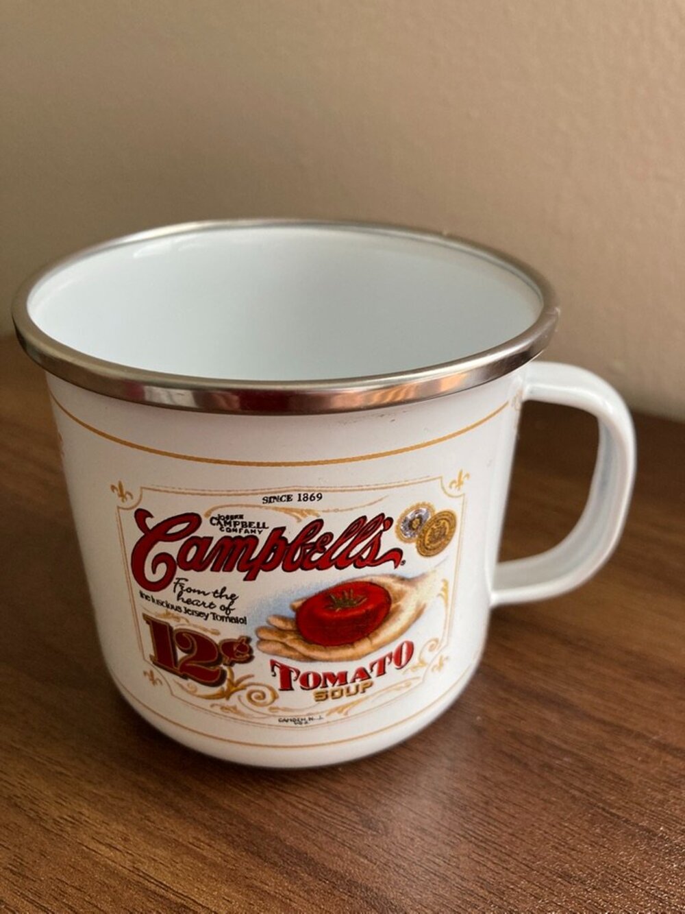 Vintage Campbell Soup Enamelware Mug 2001 - Picture 2 of 5